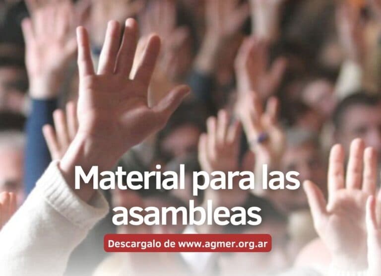 Material para las asambleas