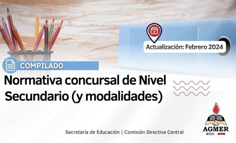 Compilado: Normativa concursal de Secundaria