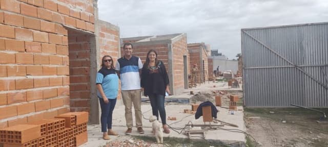 Avanza la construcción de viviendas para docentes en Ibicuy