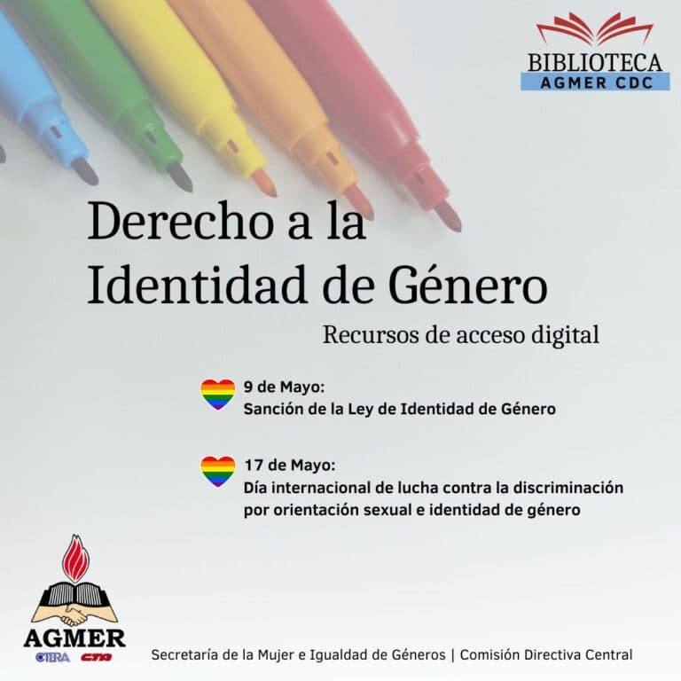 Derecho a la identidad de género: recursos para el aula