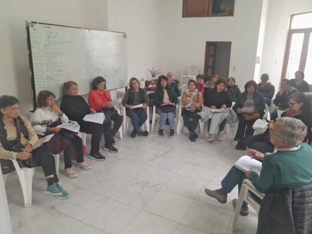 Encuentro de jubilados y jubiladas en AGMER Victoria