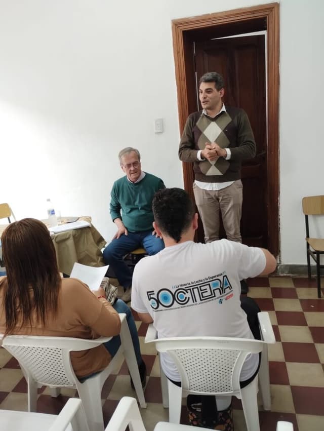 Asamblea de jubilados y jubiladas en AGMER Nogoyá