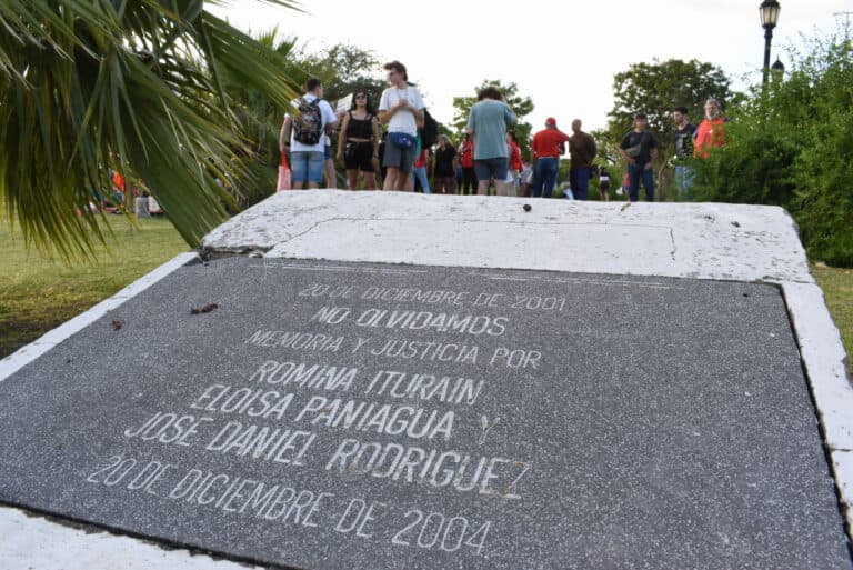 A 23 años de Diciembre de 2001: acto en homenaje a las víctimas de la represión
