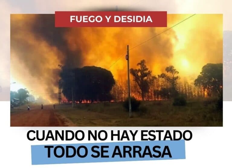 Cuando no hay Estado todo se arrasa