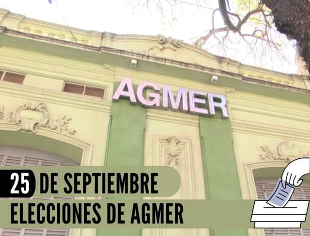 25 de septiembre: Elecciones Generales de AGMER