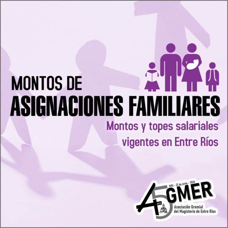 Montos vigentes de asignaciones familiares