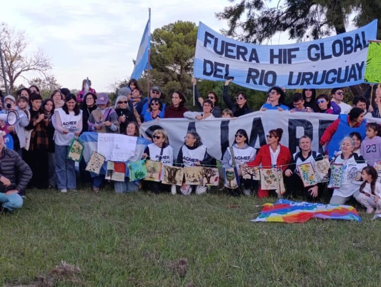 AGMER se sumó a la 5ª caravana en Defensa del Río Uruguay
