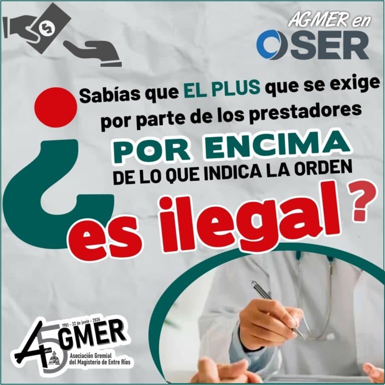 Hagamos valer nuestros derechos: el cobro de plus es ILEGAL