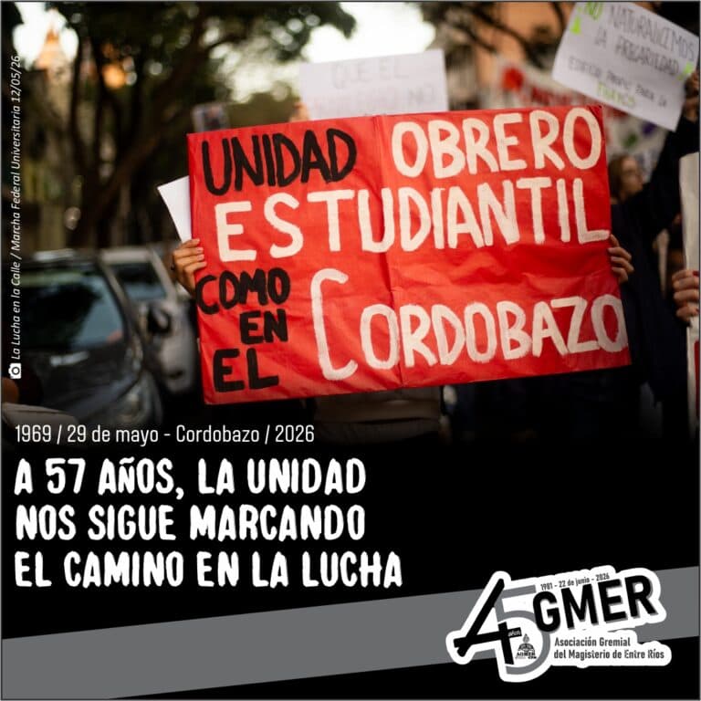 Unidad obrero estudiantil: ayer, hoy ¡Y SIEMPRE!