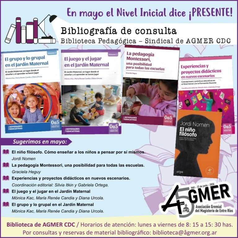 El Nivel Inicial presente en nuestra Biblioteca Pedagógica – Sindical