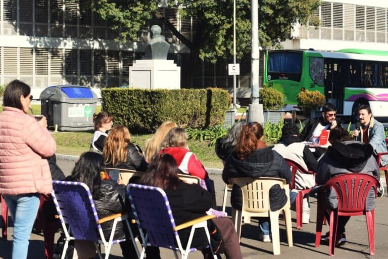 La carpa docente sostiene la lucha