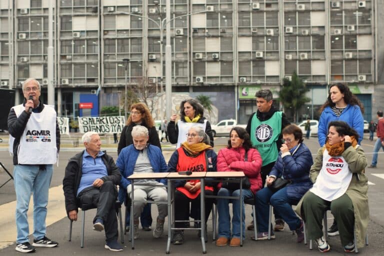 La Multisectorial de DDHH dijo presente en la lucha contra la reforma previsional
