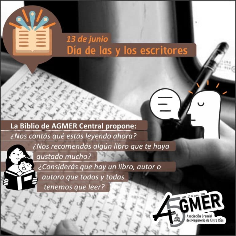 13 de junio día de las y los escritores