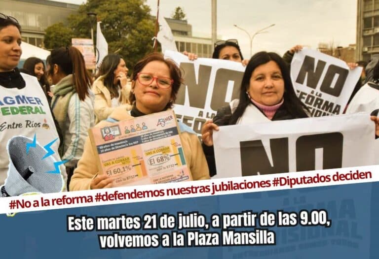 Vuelve al acampe docente a Plaza Mansilla este martes