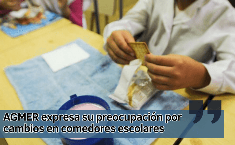 AGMER expresa su preocupación por cambios en comedores escolares 