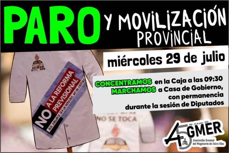 PARO y MOVILIZACIÓN PROVINCIAL