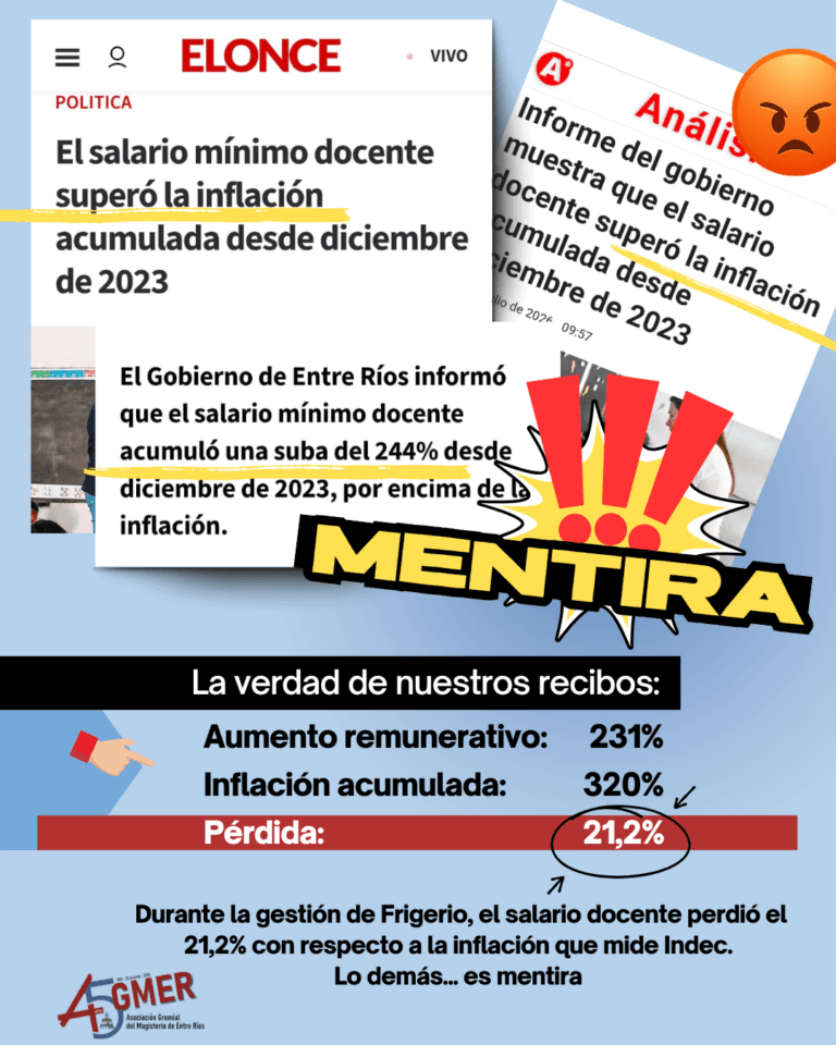 La verdad está en los recibos de sueldo
