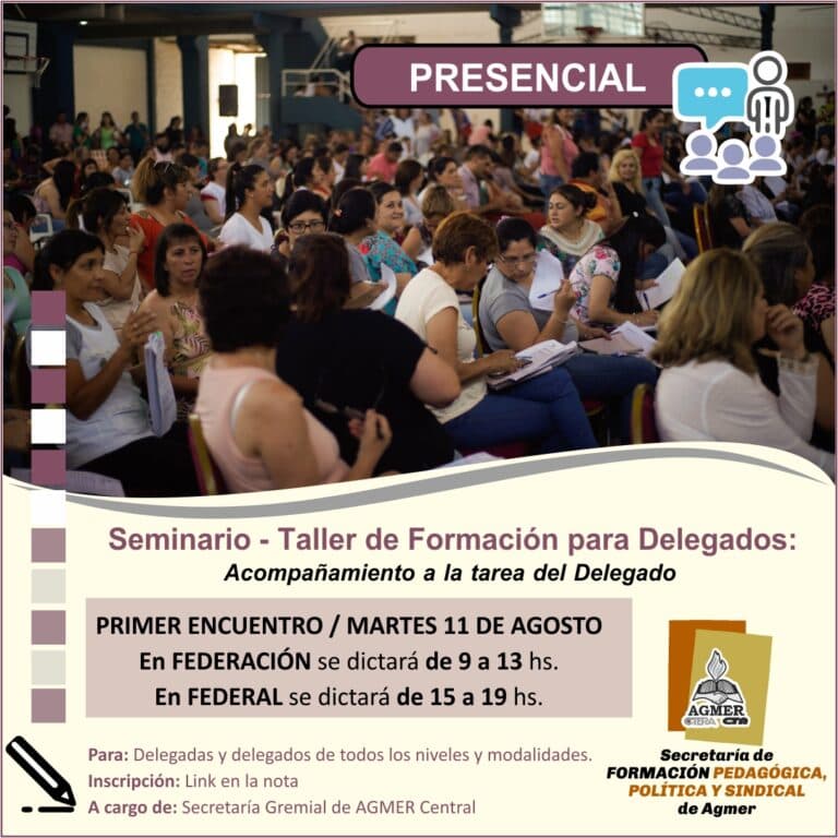 Primer encuentro del Seminario-Taller de formación para delegadas y delegados en Federación y Federal