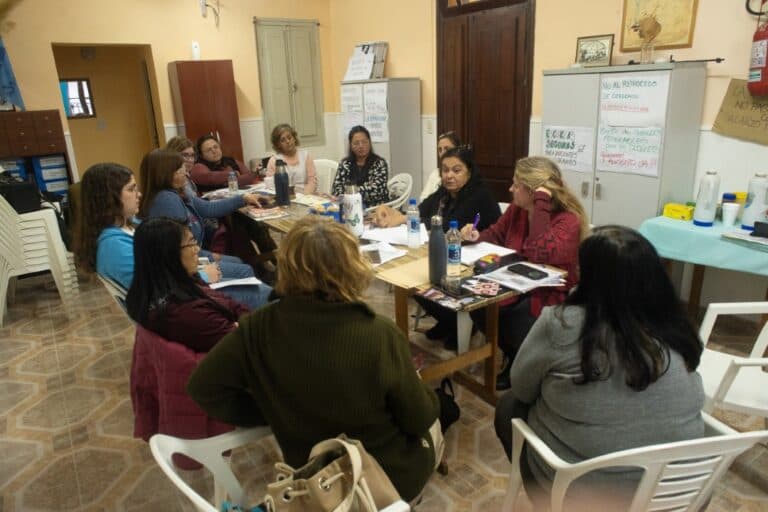 Taller de delegadas y delegados en Diamante