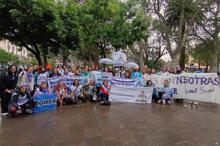 AGMER participó del Encuentro Plurinacional de mujeres, lesbianas, travestis, trans, bisexuales, intersexuales y no binaries