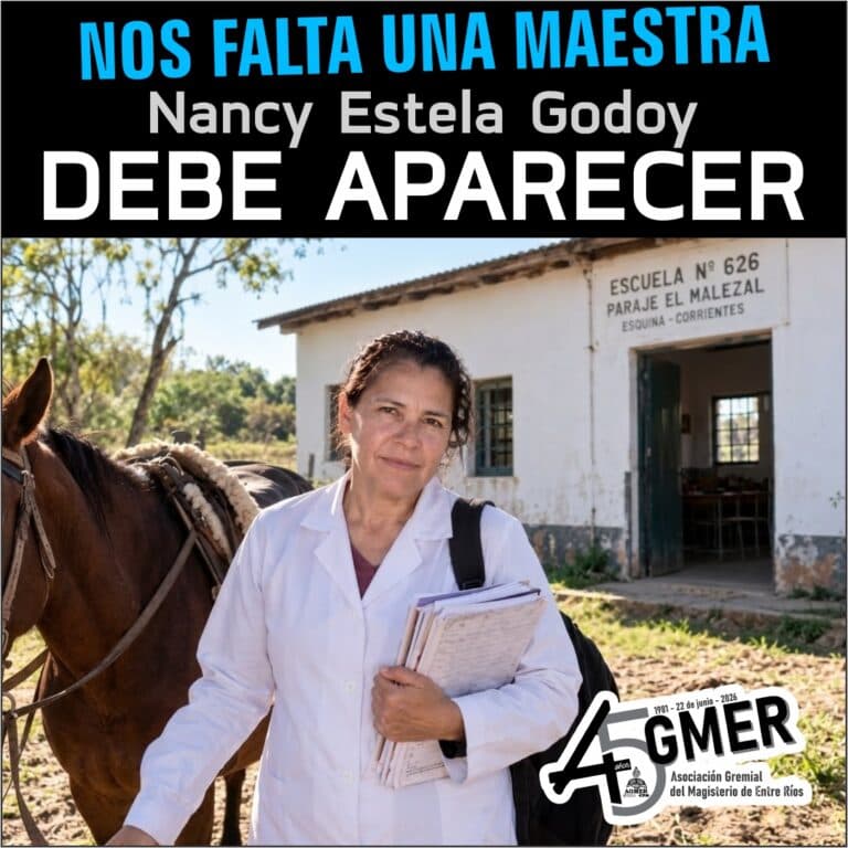 Nancy tiene que aparecer. El Estado ES RESPONSABLE